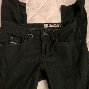 Men black jeans